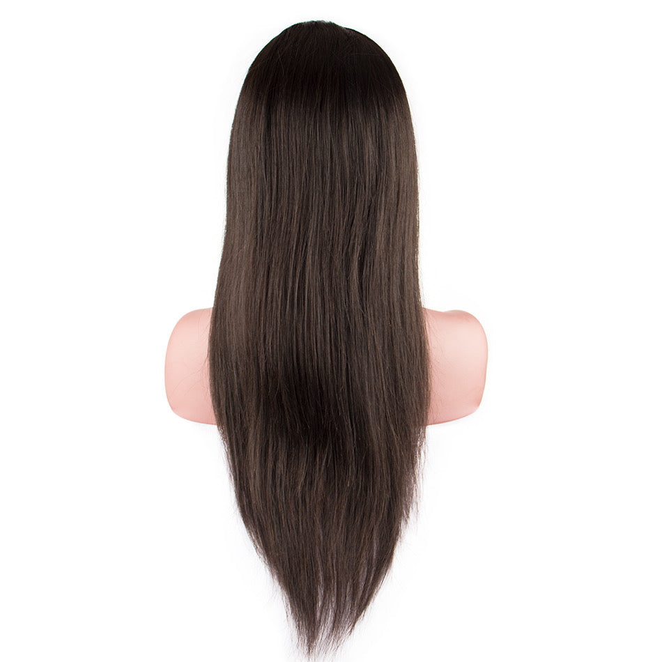 Black Straight Frontal Lace Wig