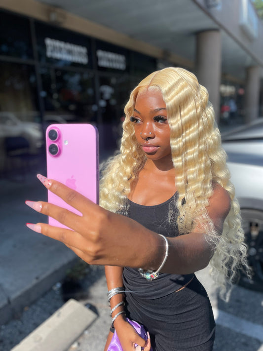 613 Deep Wave Frontal Lace Wig