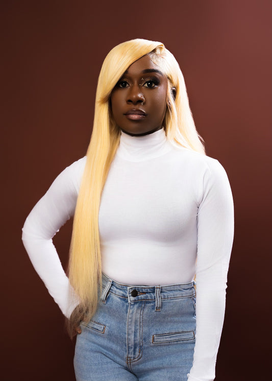 613 Straight Frontal Lace Wig